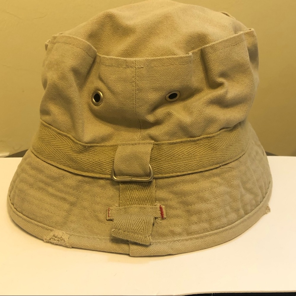 Tan Bucket Hat.